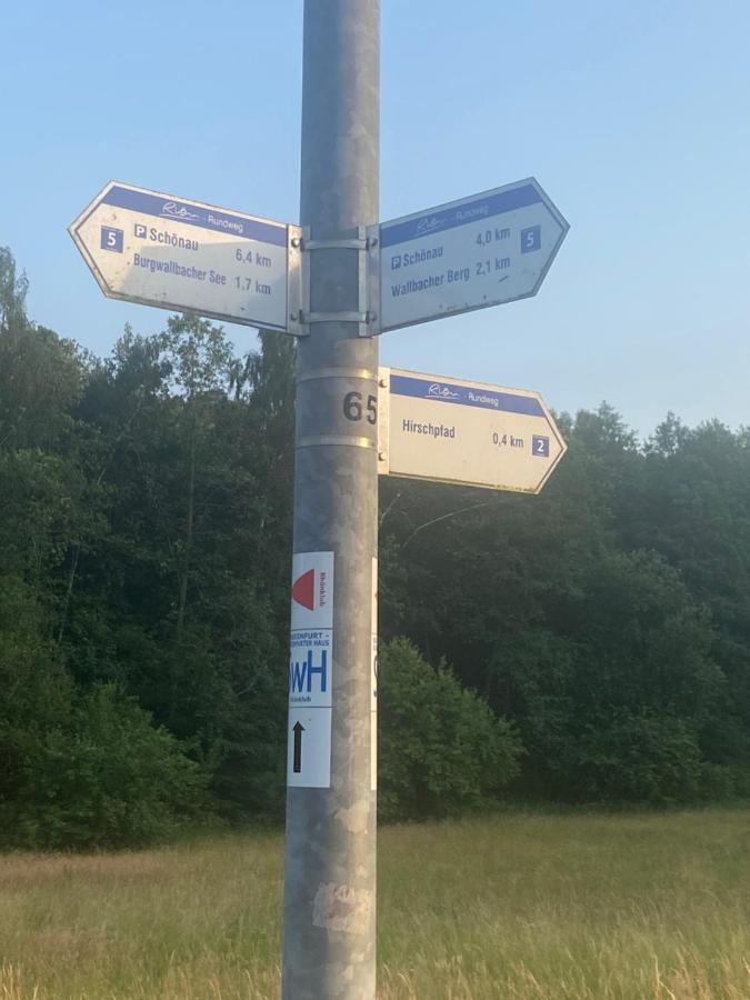 Pension-Ferienwohnung Liesbachtal Direkt Am Waldrand Bayerische Rhoen Schönau an der Brend 外观 照片
